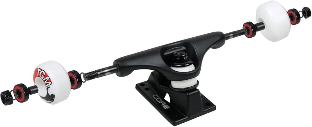 Placa de skate de padeiro logotipo completo da marca Branco 8,25